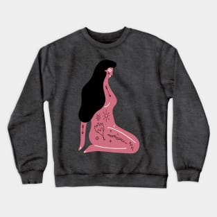 Pink Goddess Crewneck Sweatshirt